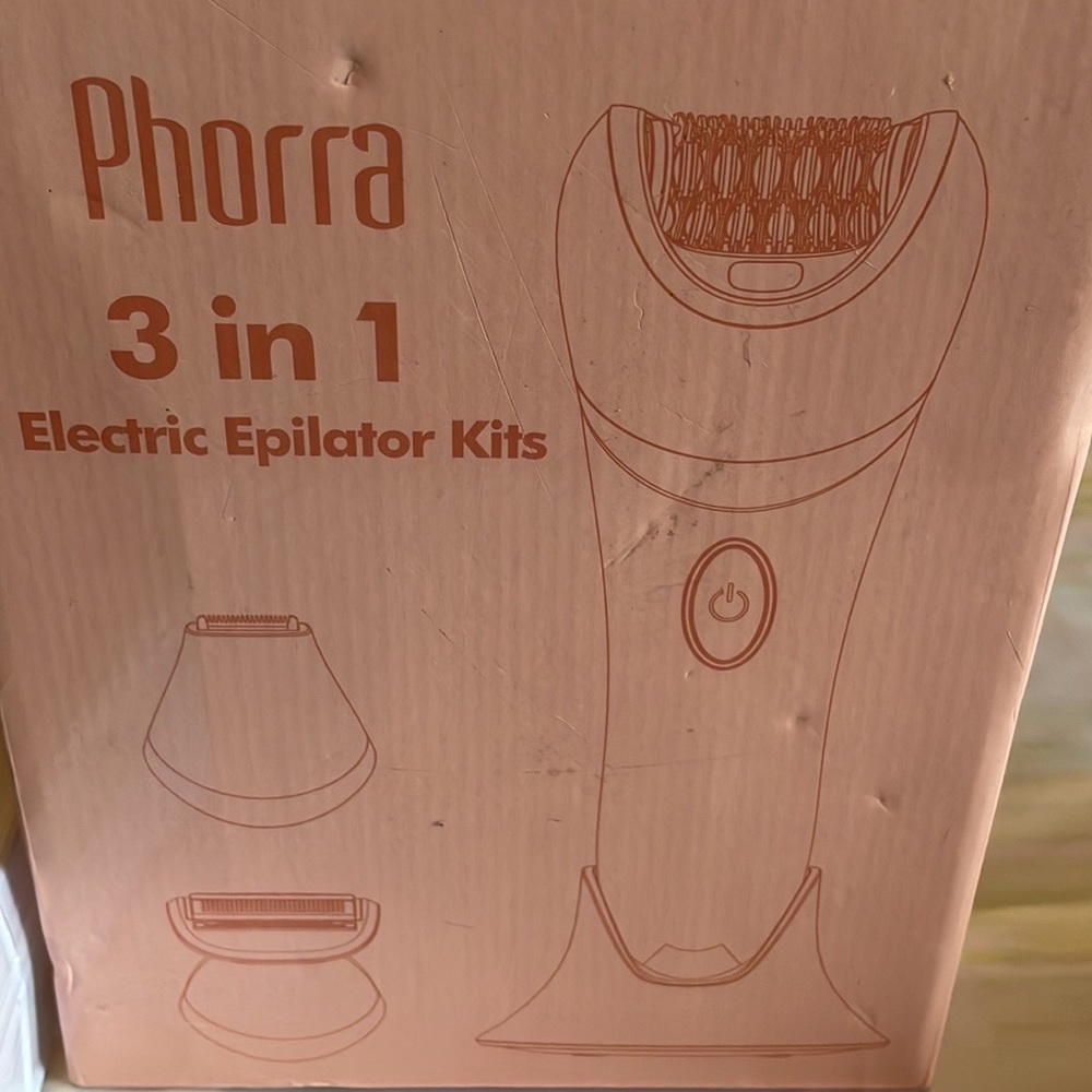 New Phorra 3 in 1 Electric Epilator Kits